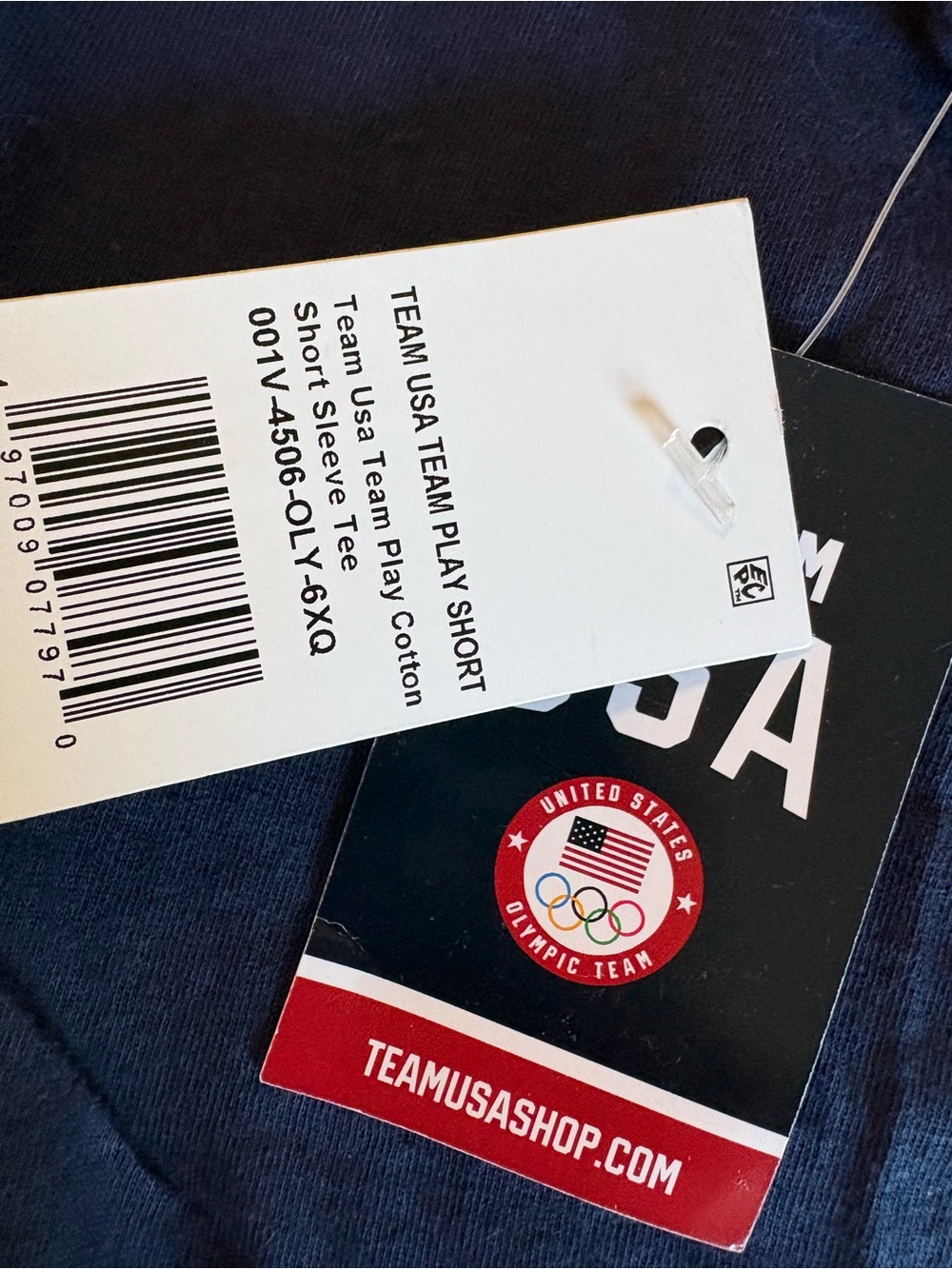 Team USA Unisex Navy Graphic Tee Shirt Size Medium NEW WITH TAGS - Picture 6 of 8